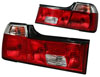 87'-94' Bmw 7 Series E32 Red/Clear Taillight Set